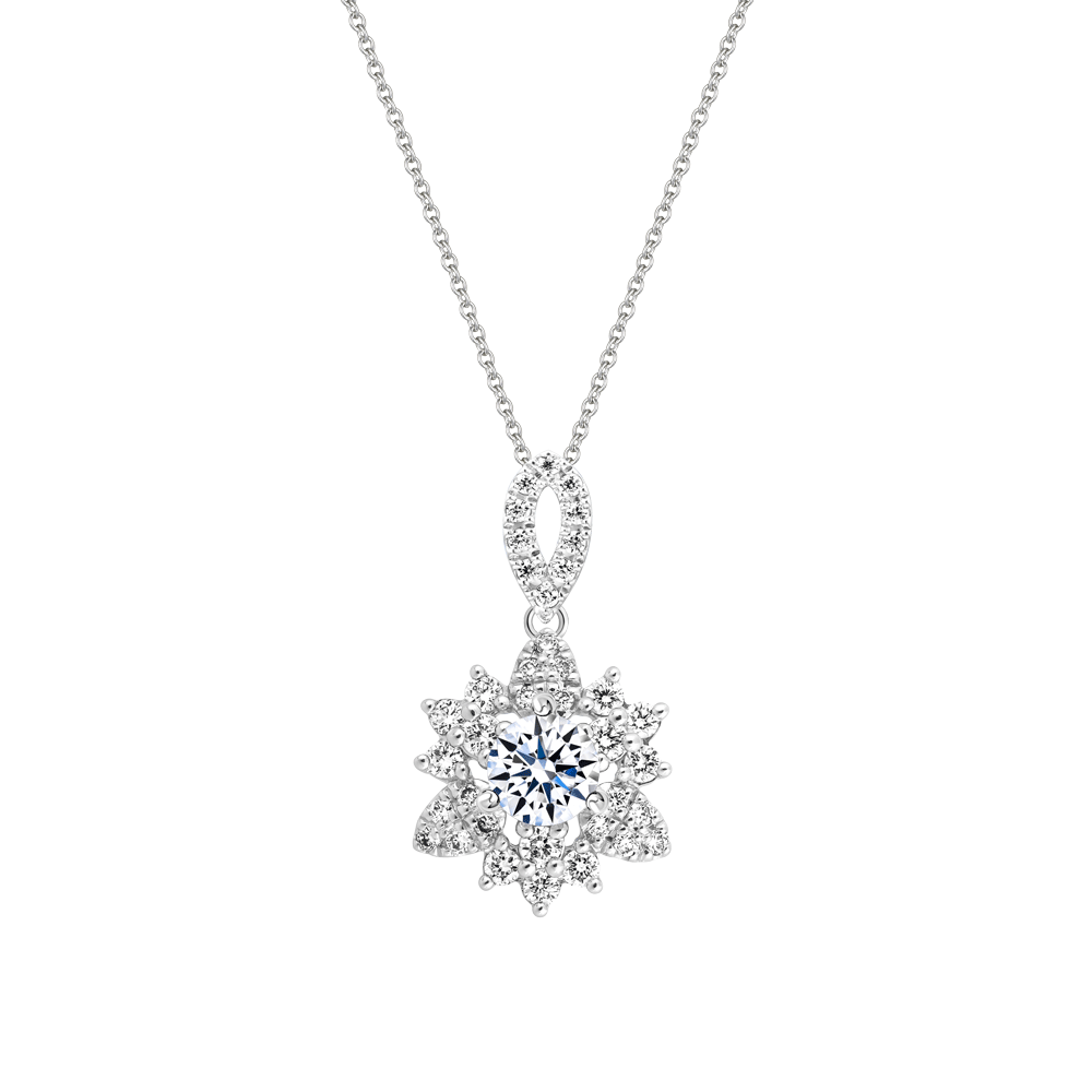 Mặt kim cương tấm vàng 14K Jenny 3C