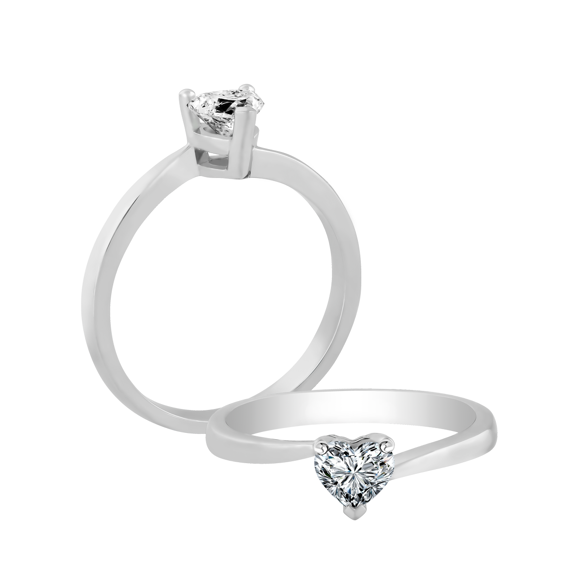 Nhẫn nữ kim cương viên vàng 14K Sincerity HR 2C