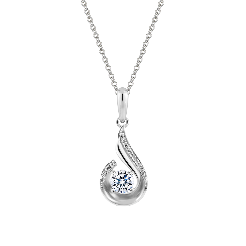 Mặt đính đá CZ vàng 14K Bayo N 5C