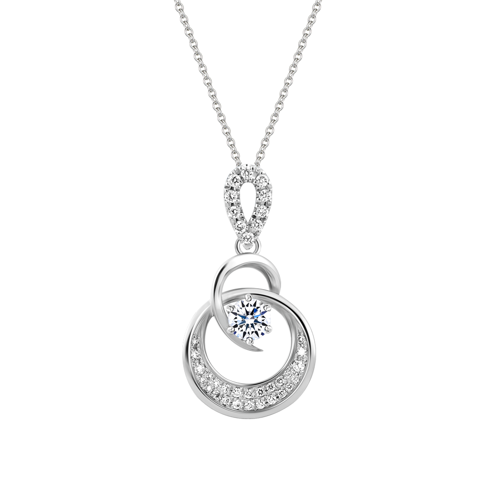 Mặt kim cương tấm vàng 14K Berosa 3C