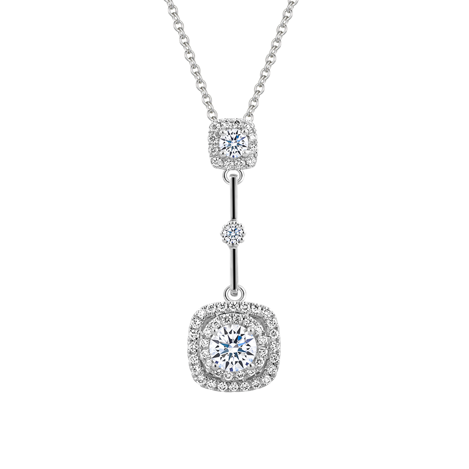 Ổ mặt kim cương tấm vàng 14K Basque N 3C