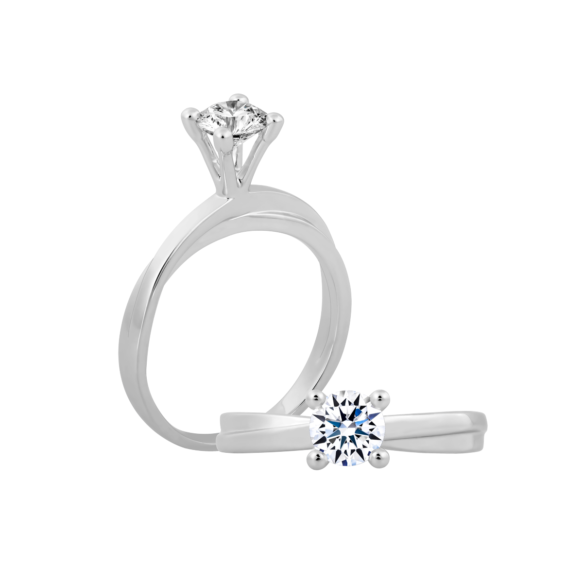 Ổ nhẫn nữ vàng 14K Viva 2C