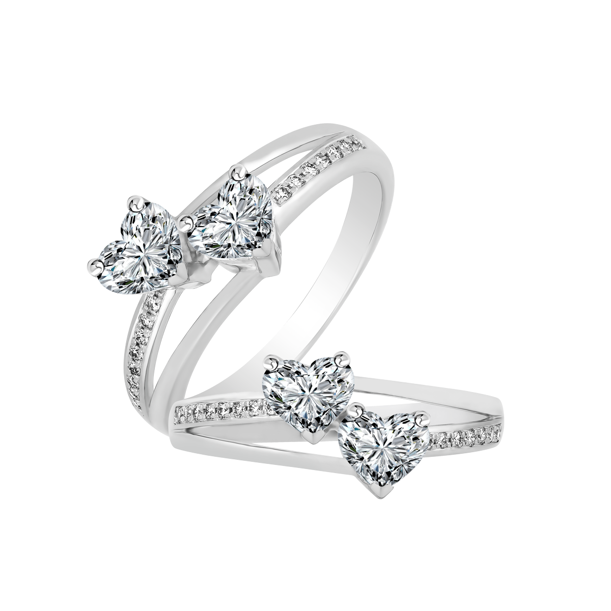 Nhẫn nữ kim cương viên vàng 14K Empathy HR 1C