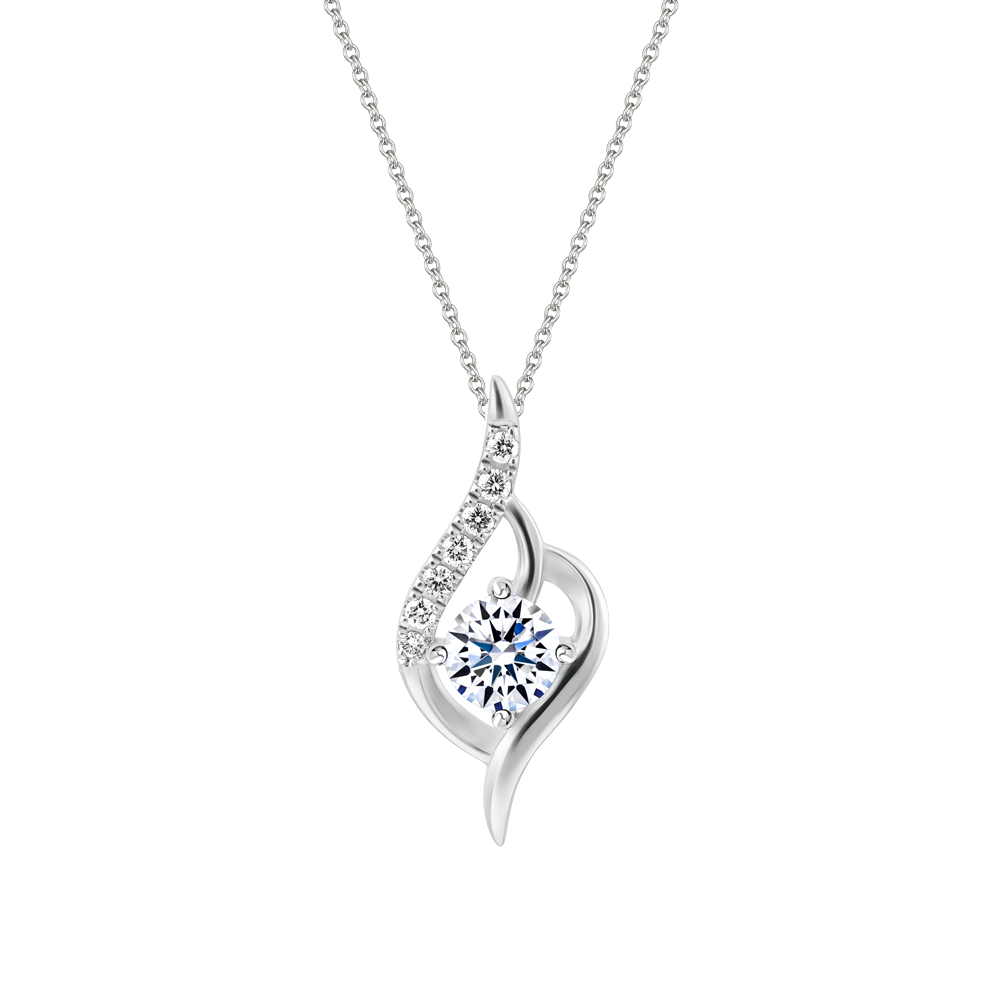 Mặt đính đá CZ vàng 14K Brighting 3C