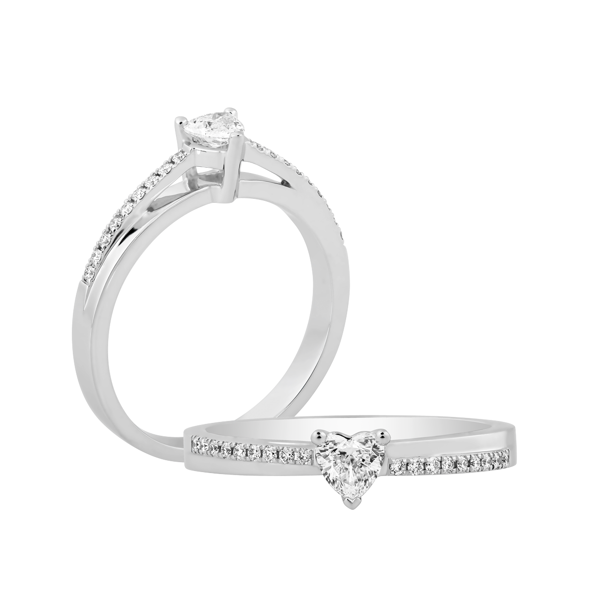 Nhẫn nữ kim cương viên vàng 14K Margaret HR 2C