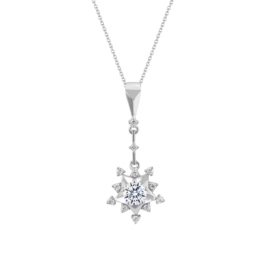 Mặt đính đá CZ vàng 14K Exquisite 5C