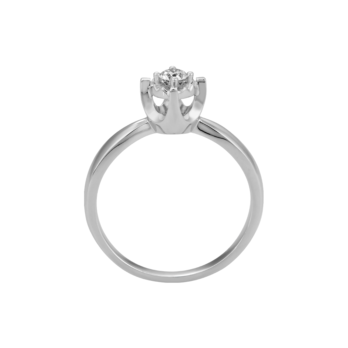 Nhẫn nữ kim cương vàng 14K Monaka 5p