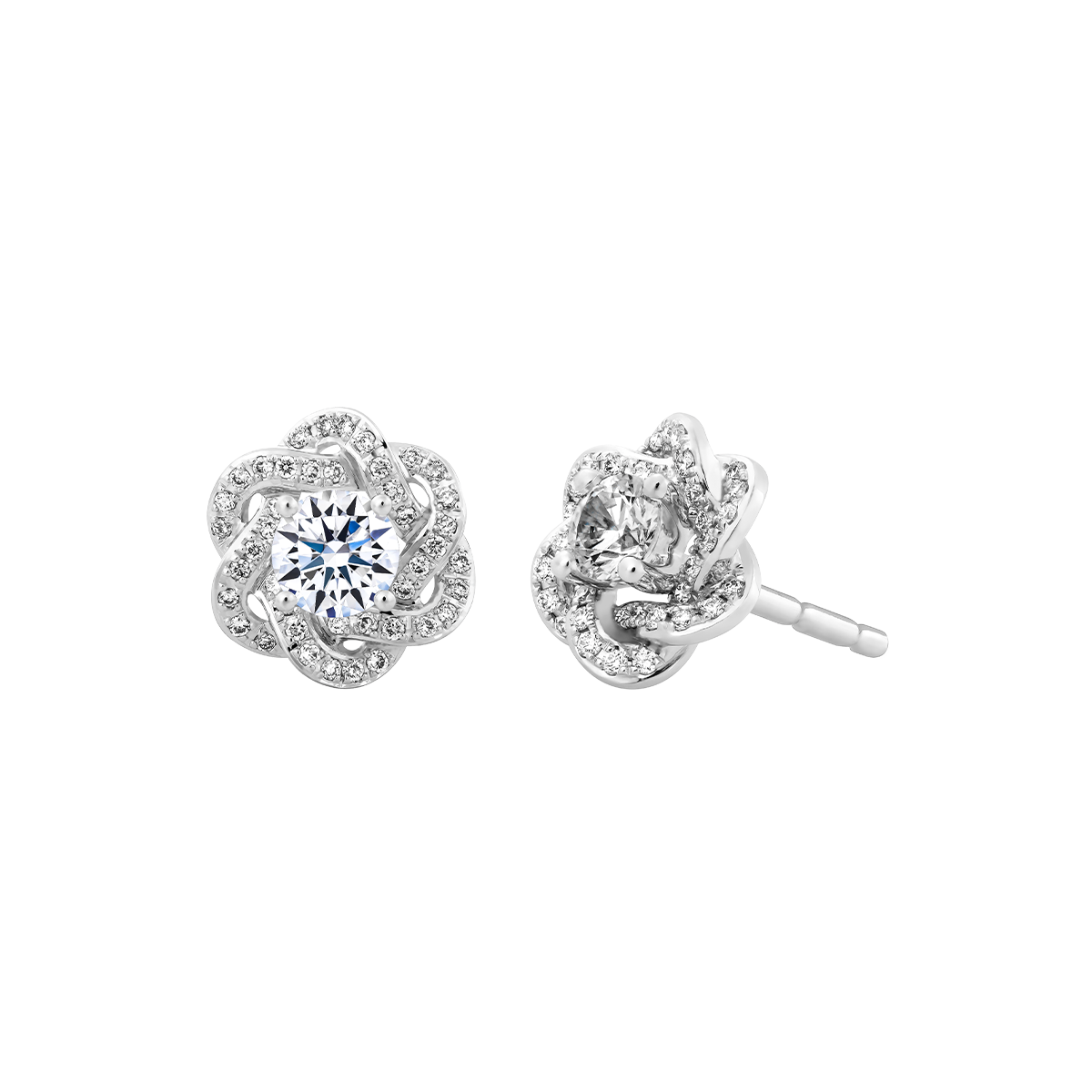 Ổ Bông kim cương tấm vàng 14K Chummy N 2C