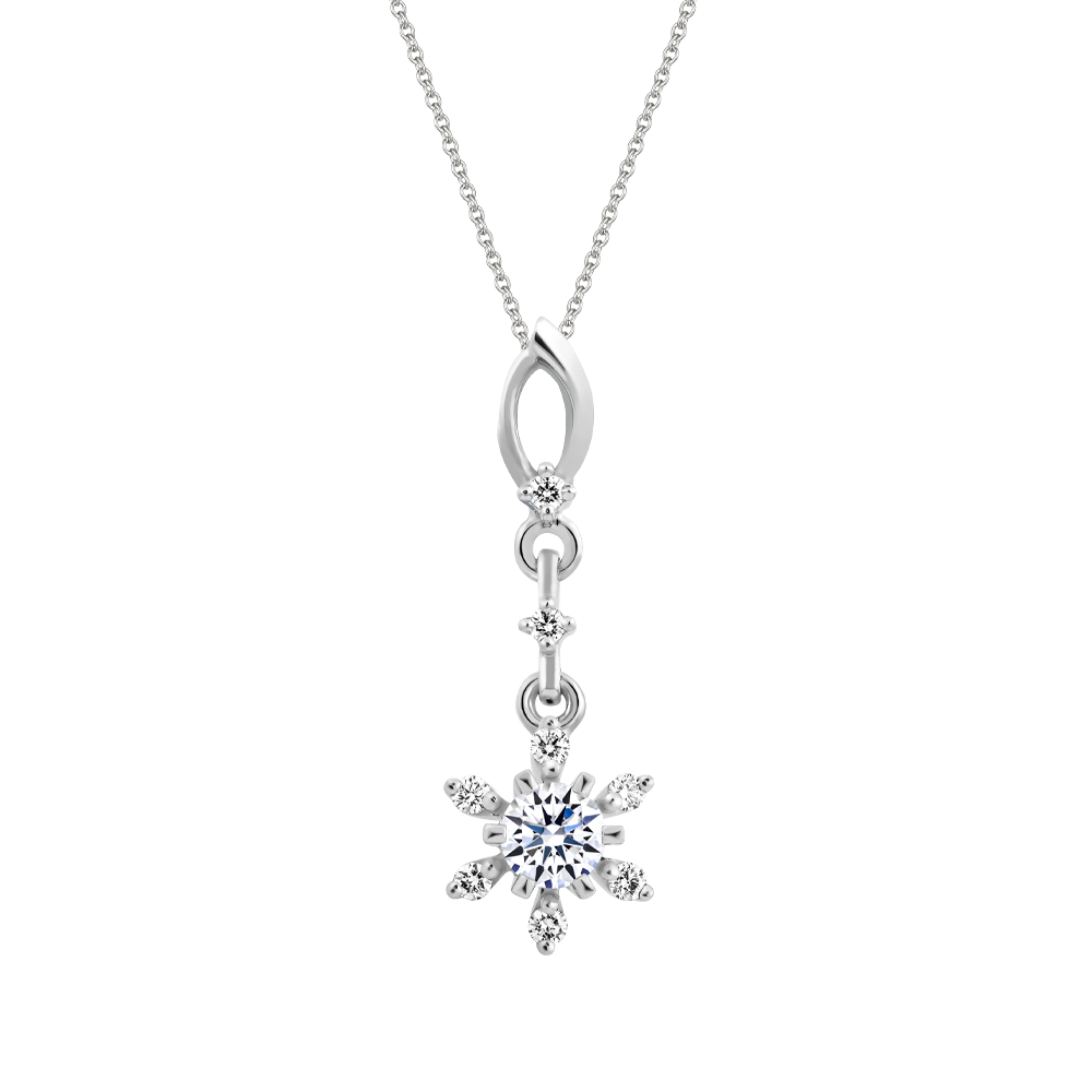 Mặt kim cương 8 Hearts & Arrows vàng 14K Elites N H&A 2C