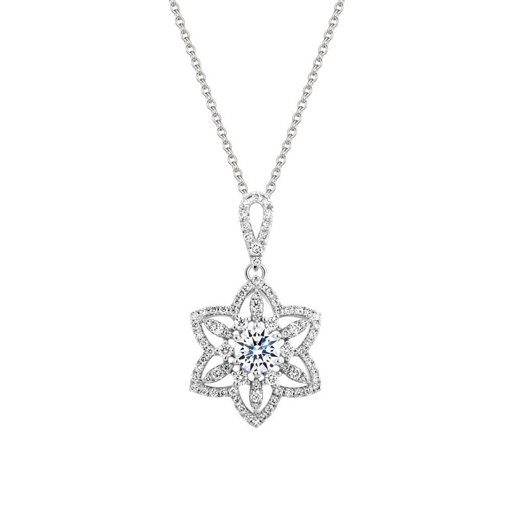 Ổ mặt kim cương tấm vàng 14K Calanthia 5C