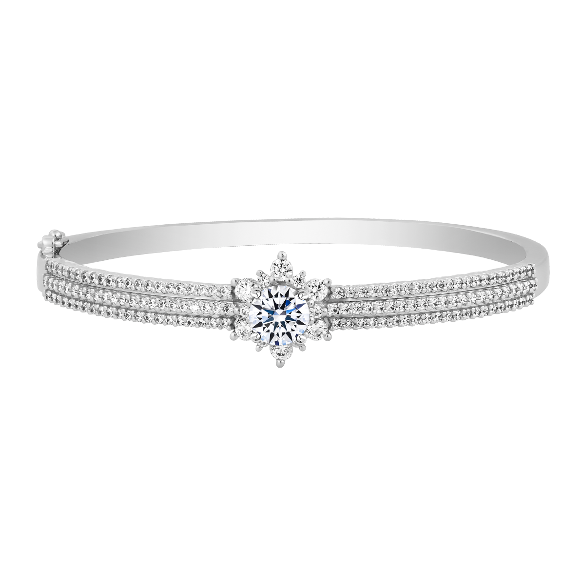 Vòng đeo tay đính đá CZ vàng 14K Mayan S 1CT