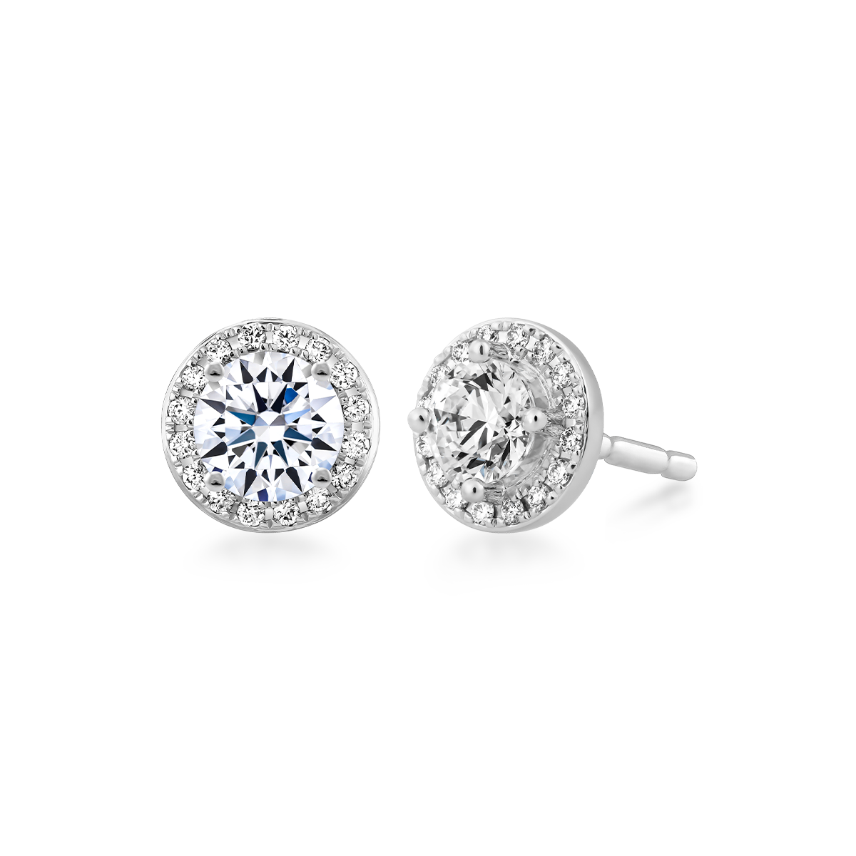 Ổ Bông kim cương tấm vàng 14K Evoke N 2C