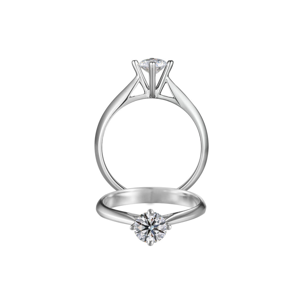 Nhẫn nữ đính đá CZ vàng 18K Proudly N 1CT