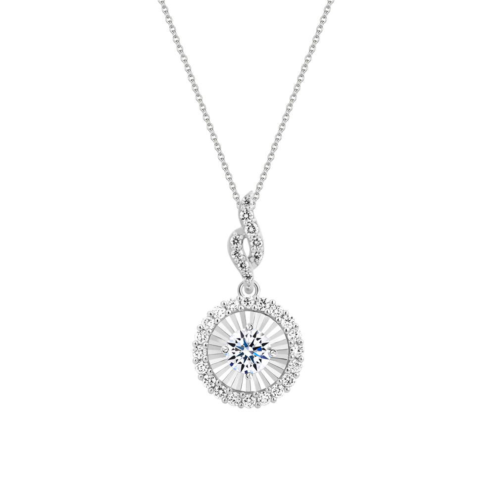 Mặt kim cương 8 Hearts & Arrows vàng 14K Belina N H&A 2C