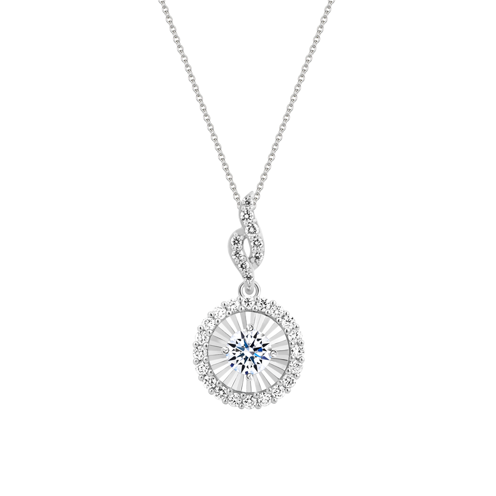 Mặt kim cương 8 Hearts & Arrows vàng 14K Belina N H&A 2C