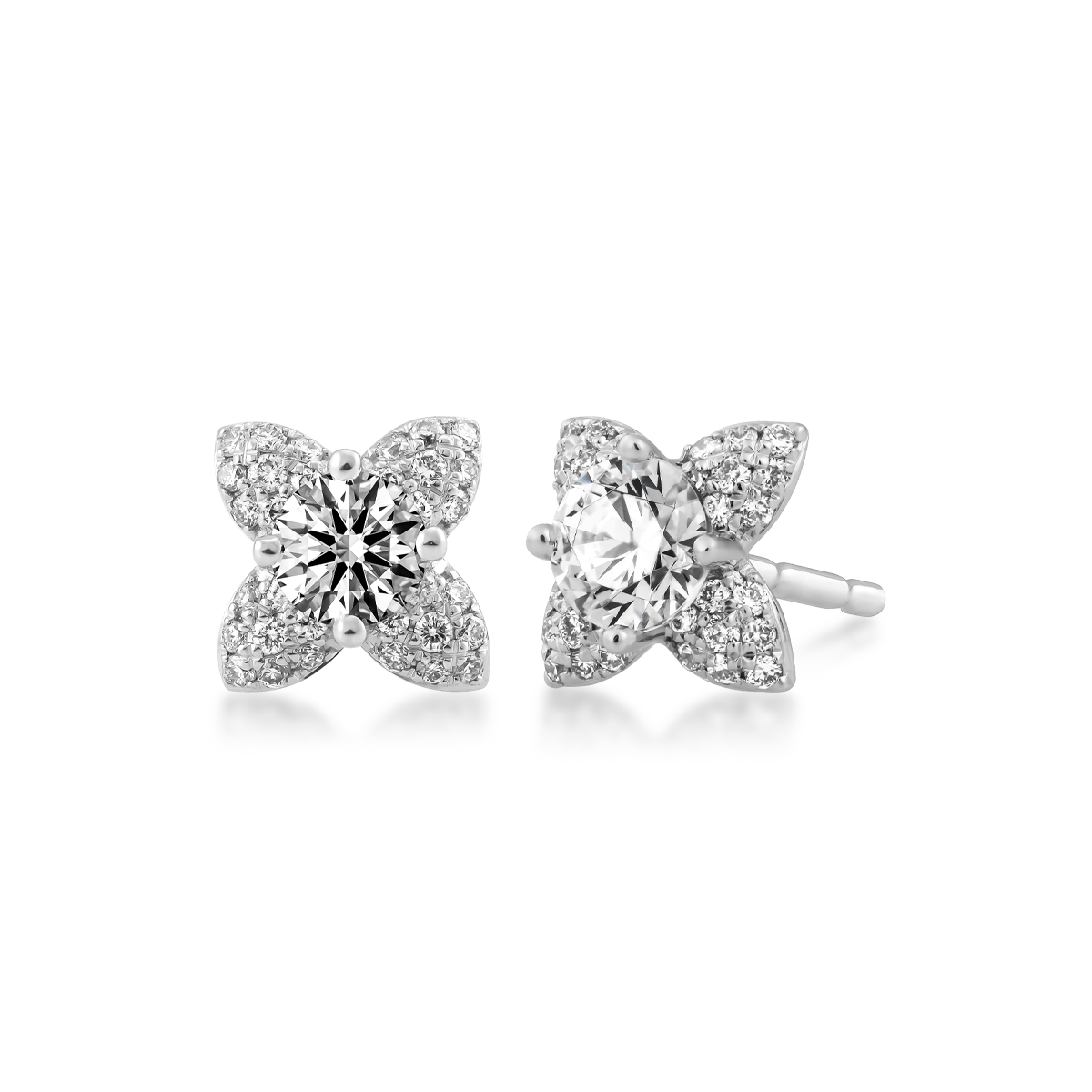 Ổ Bông kim cương tấm vàng 14K Ratline 2C