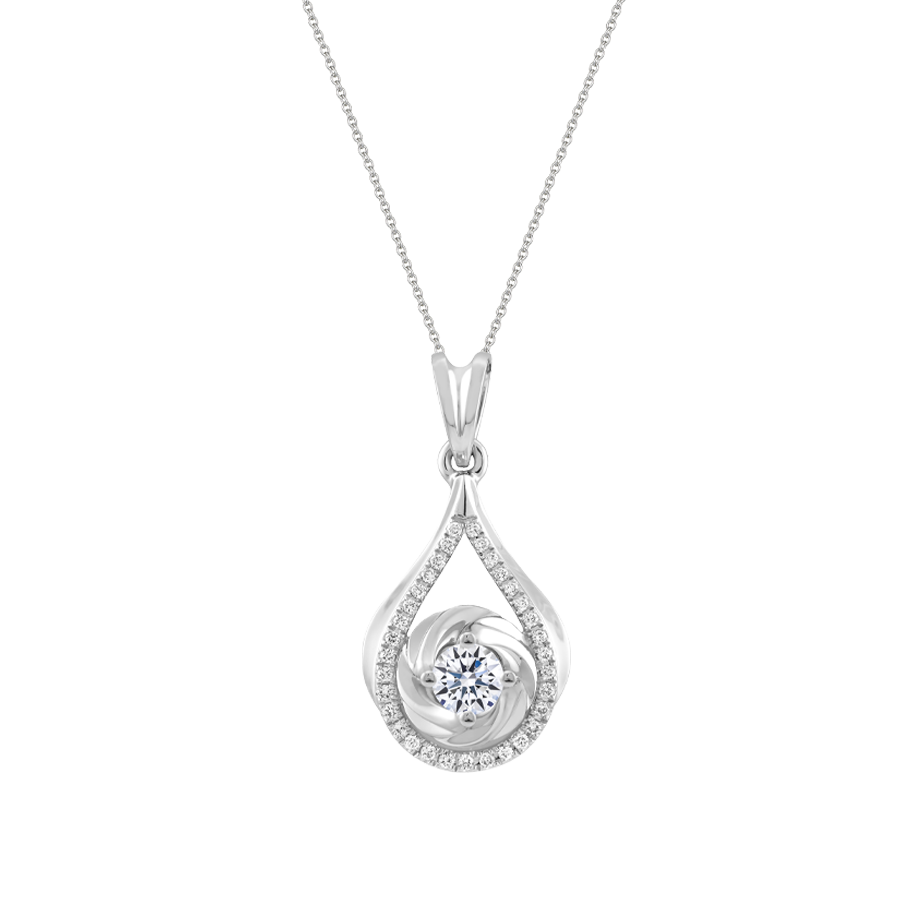 Mặt kim cương tấm vàng 18K Accalia 1CT
