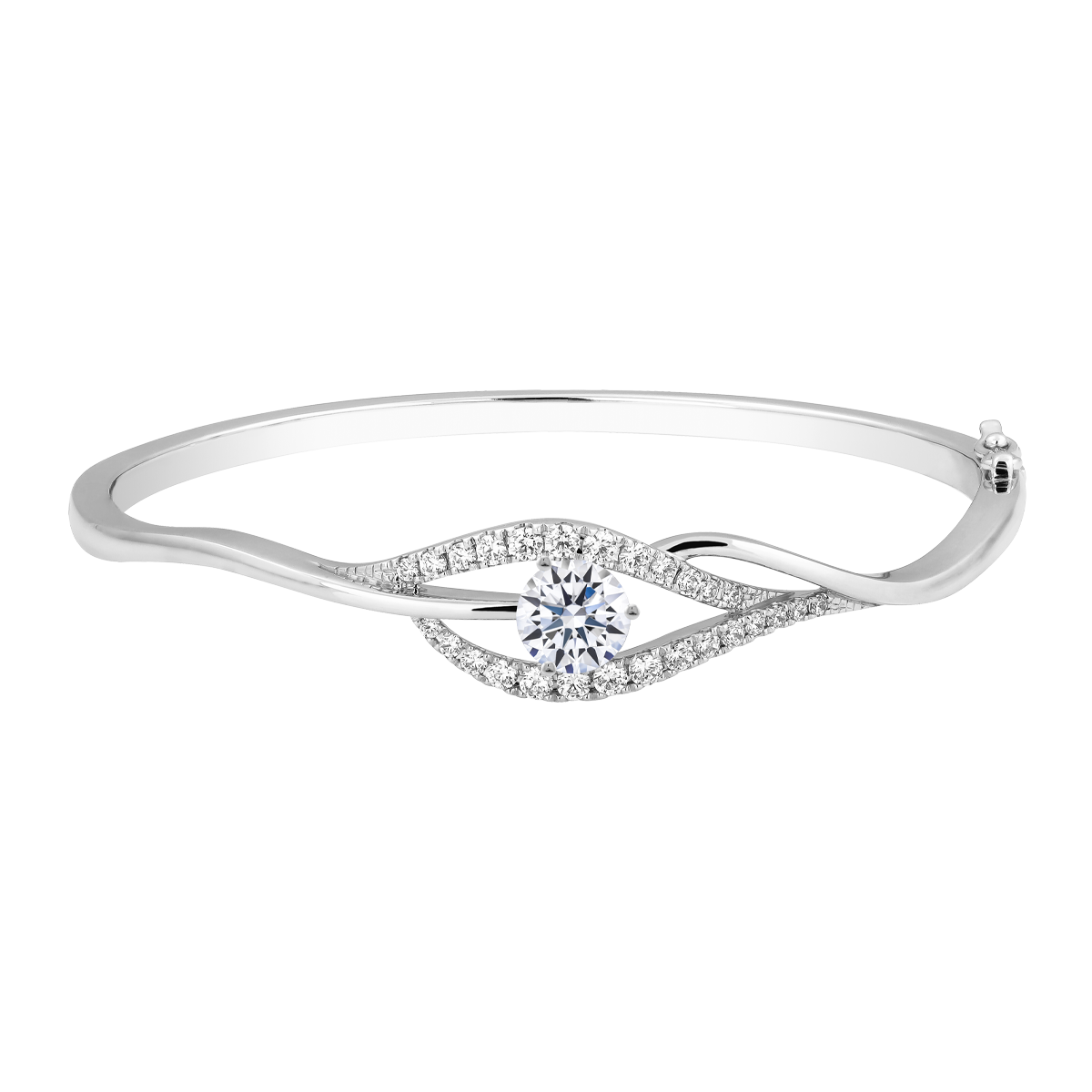 Vòng đeo tay kim cương tấm vàng 14K Charvi S2 5C