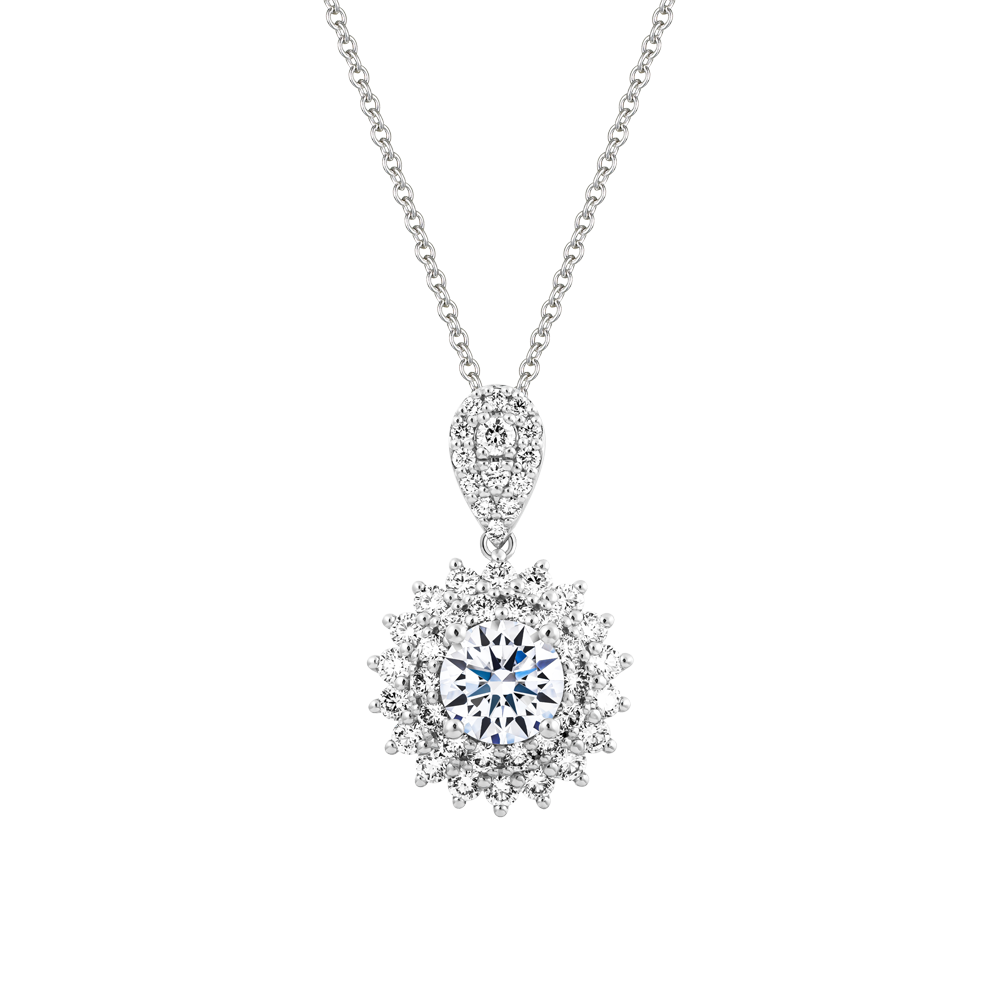 Mặt kim cương tấm vàng 14K Bailee N 1.5CT