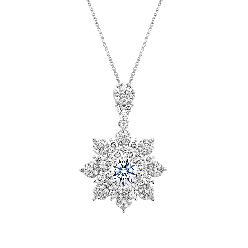 Mặt đính đá CZ vàng 14K Clary 3C