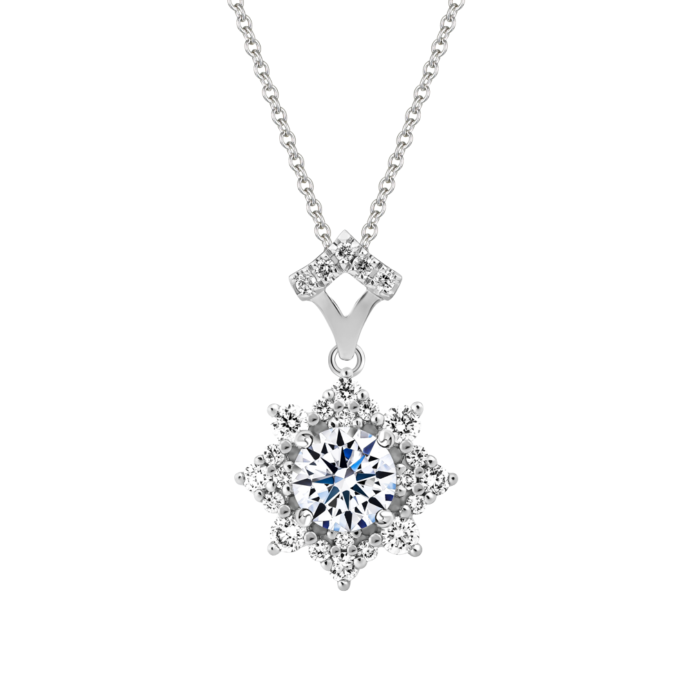 Mặt kim cương tấm vàng 14K Brilliance 3C