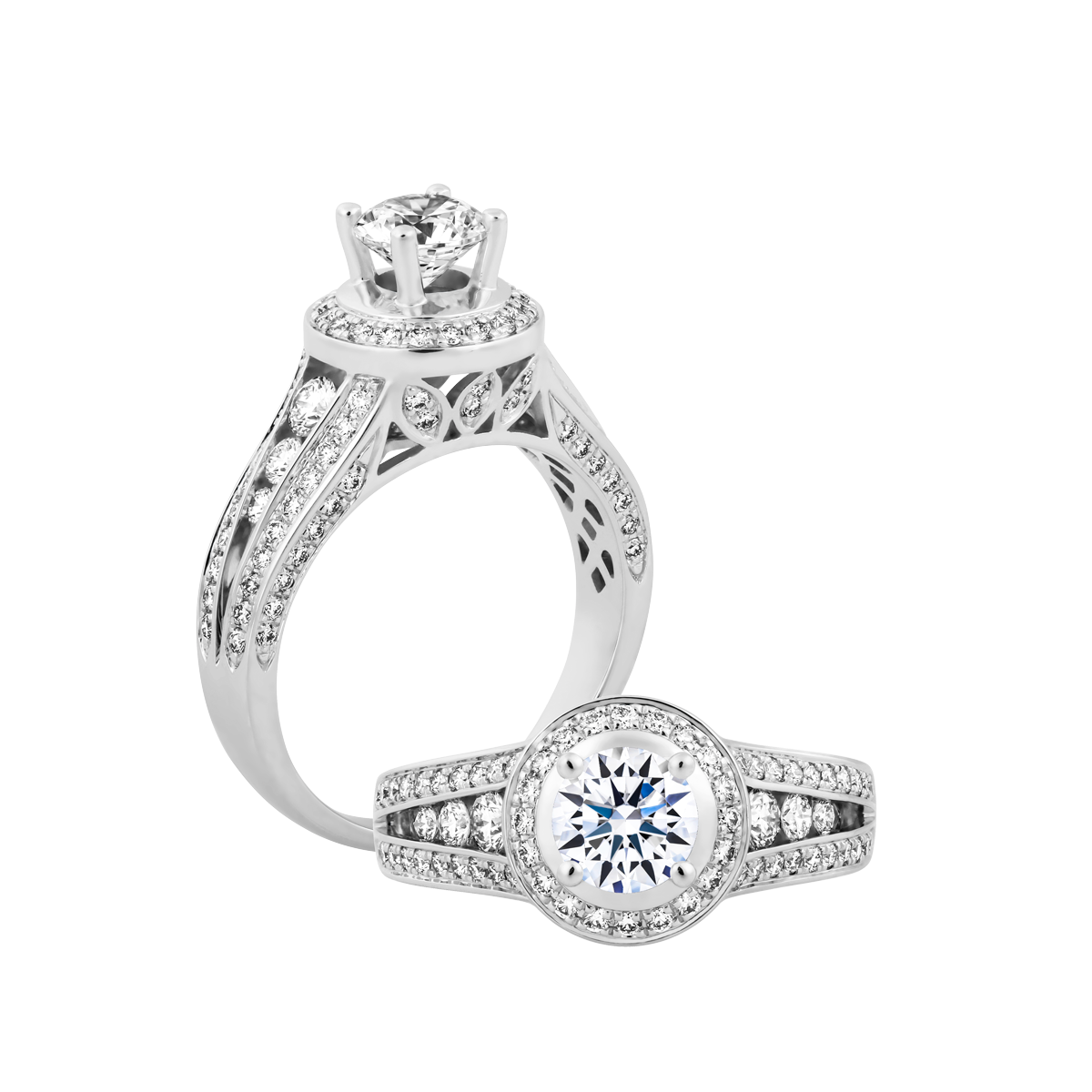Nhẫn nữ đính đá CZ vàng 14K Loyalty N2 1.5CT