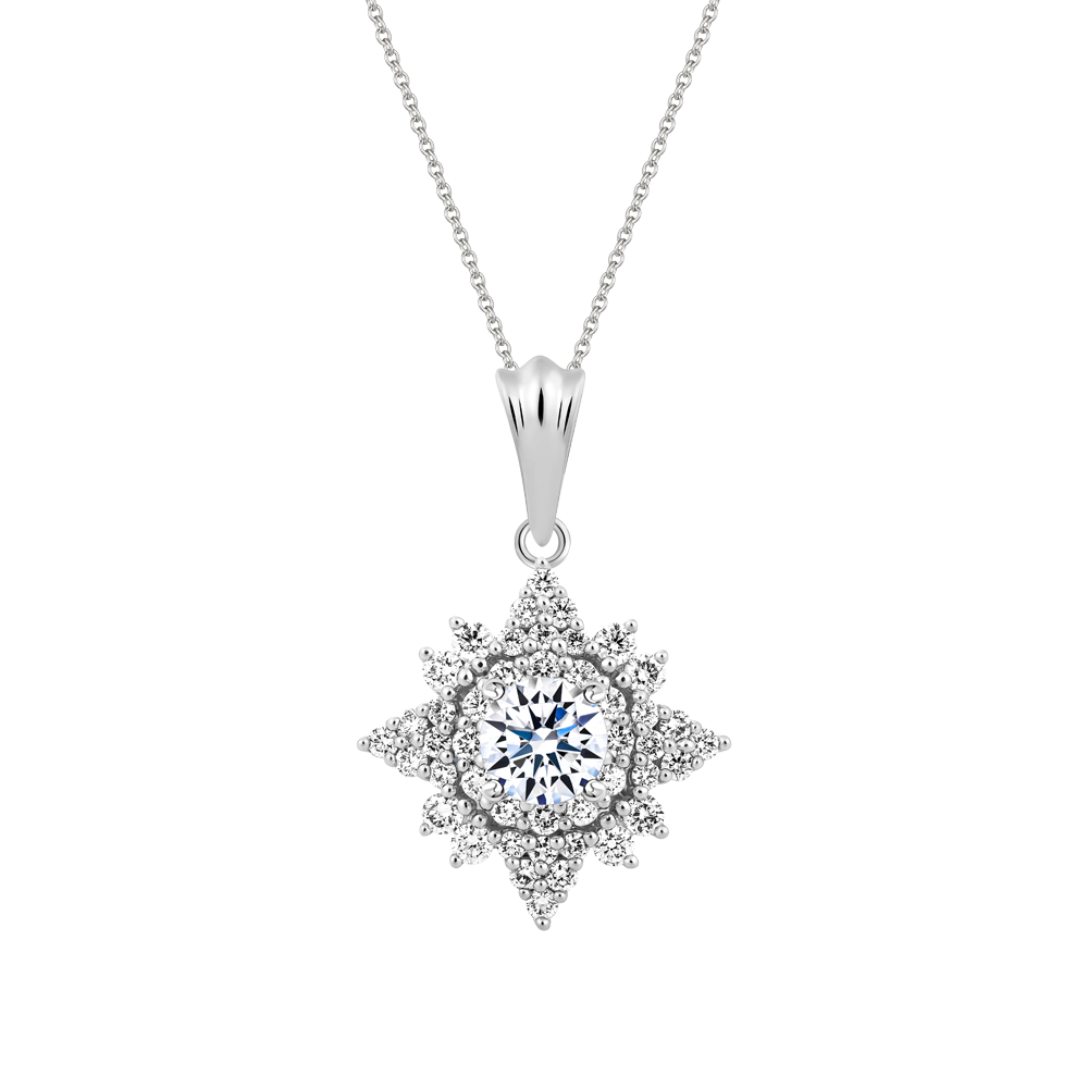 Ổ mặt kim cương tấm vàng 14K Fervency 5C