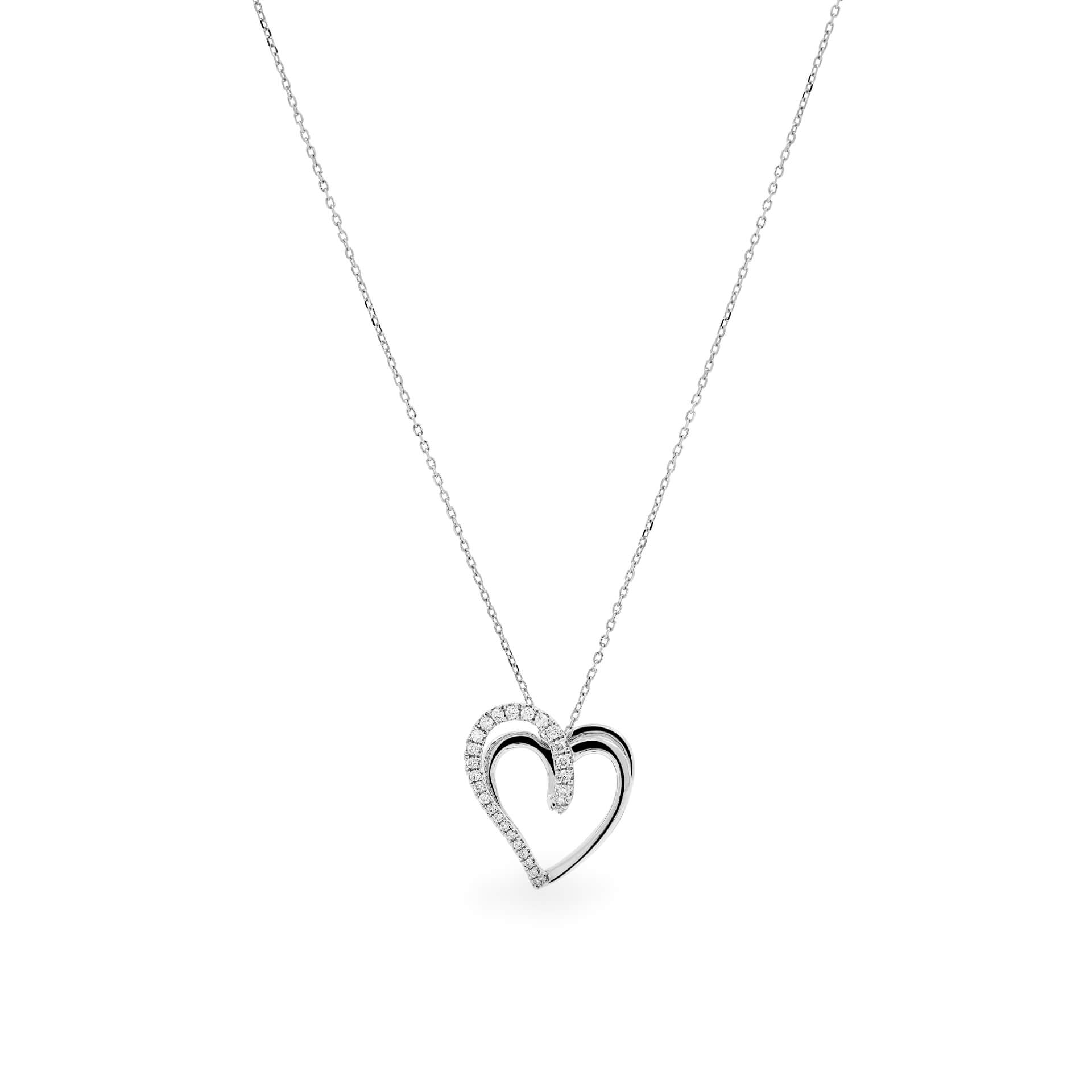 Dây liền mặt kim cương viên vàng 14K Joly TD