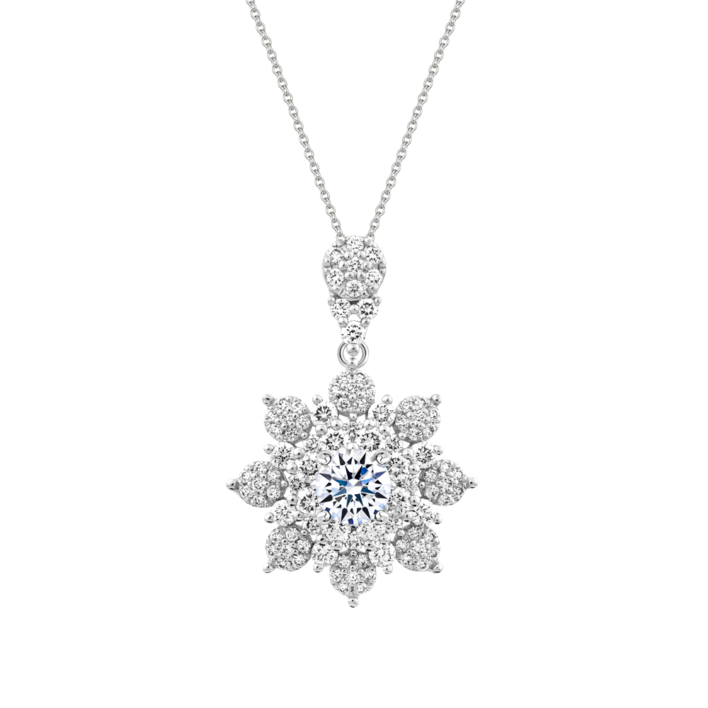 Mặt đính đá CZ vàng 14K Clary 3C