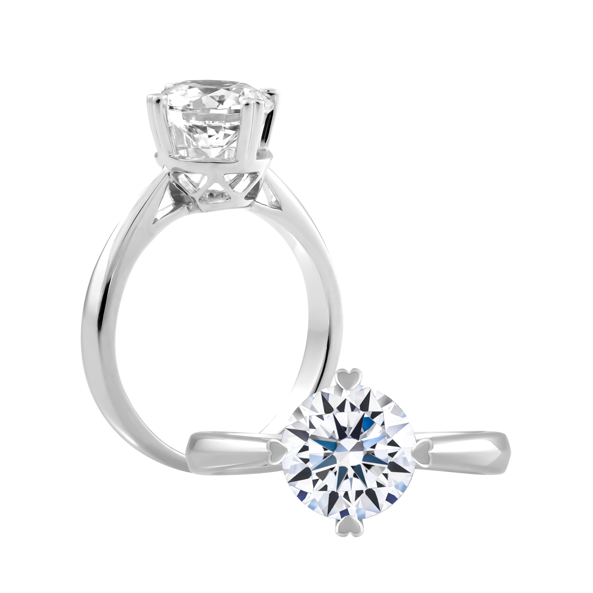 Nhẫn nữ đính đá CZ vàng 14K Jussi 5C