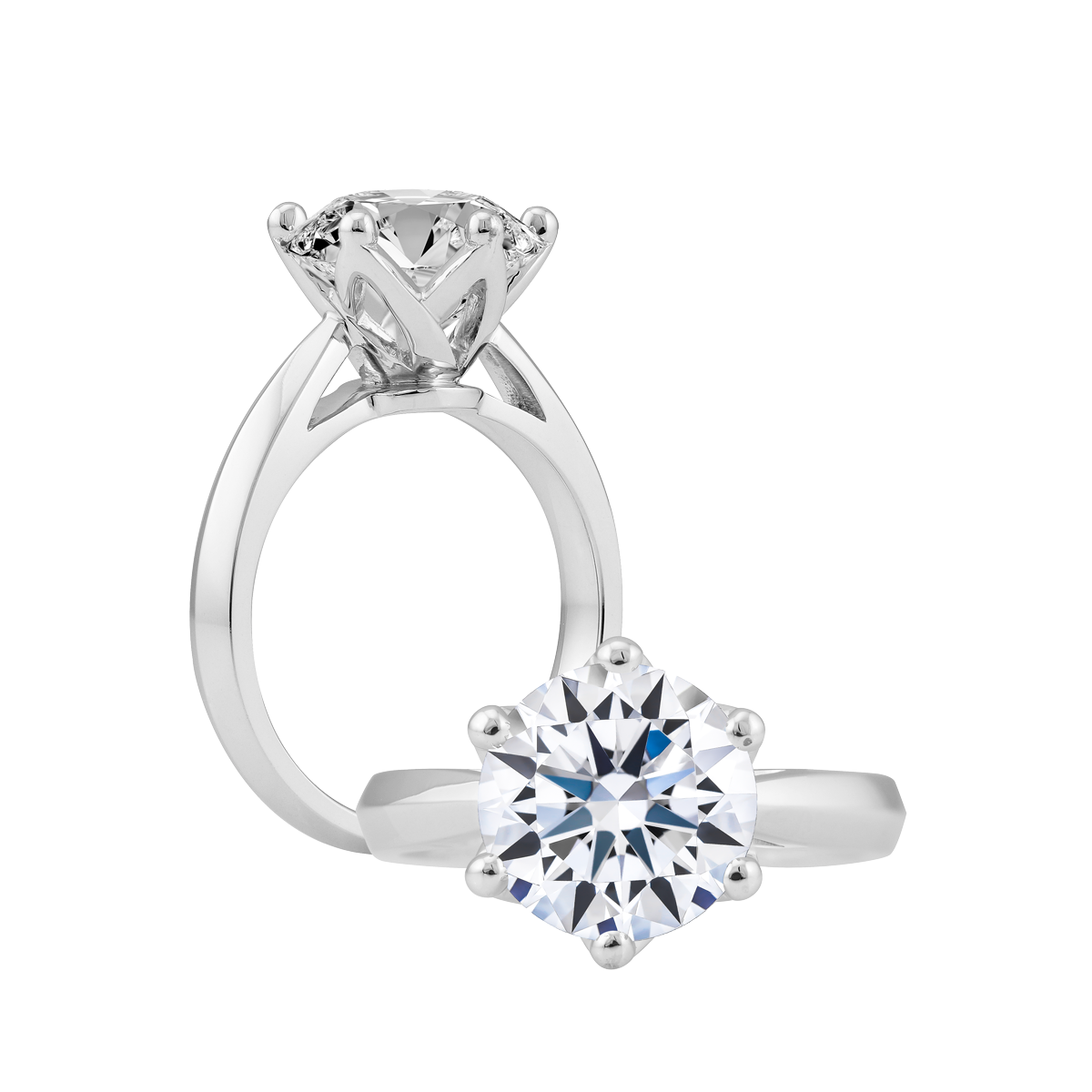Nhẫn nữ đính đá CZ vàng 14K Torrance 1CT