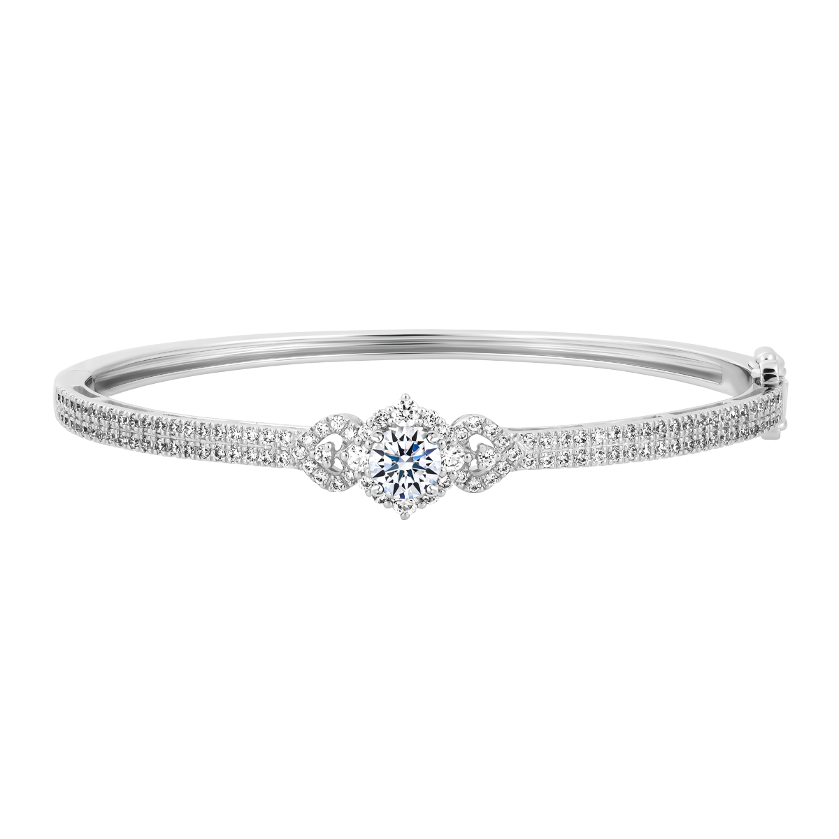 Vòng đeo tay đính đá CZ vàng 14K Victoria S 5C