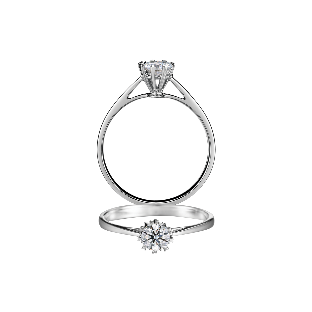 Nhẫn nữ đính đá CZ vàng 14K Dolci N 3C