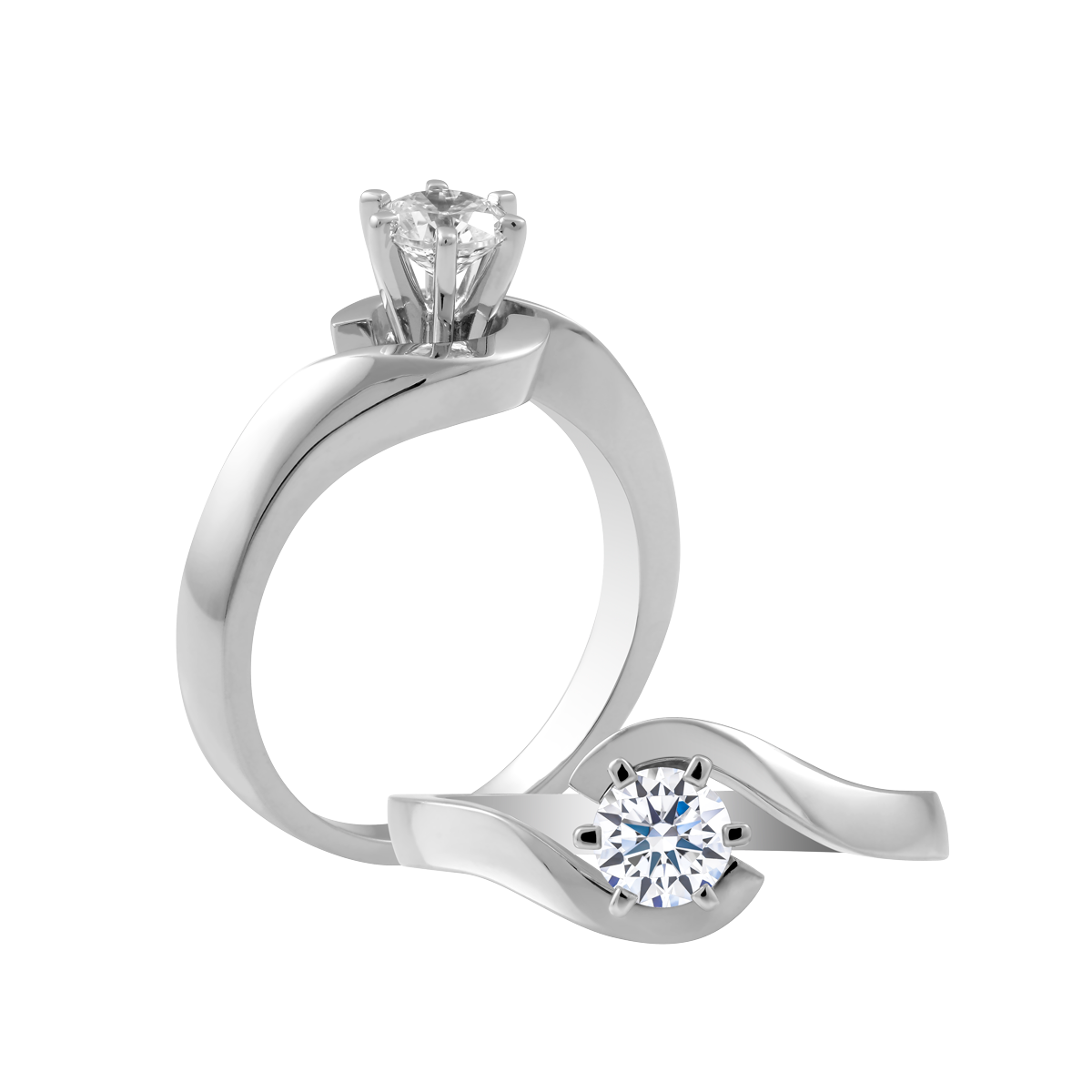 Nhẫn nữ đính đá CZ vàng 14K Magnetic 2C