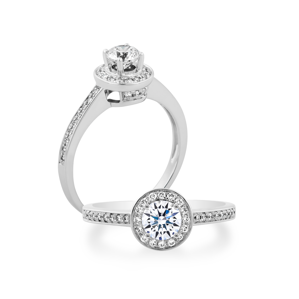 Nhẫn nữ đính đá CZ vàng 14K Patrician N 5C