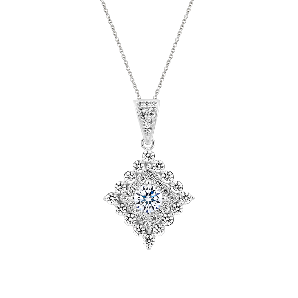 Mặt đính đá CZ vàng 14K Beatrician 3C