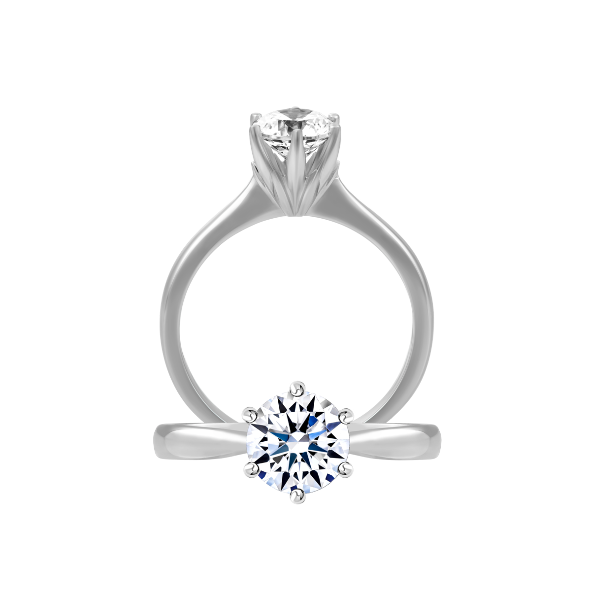 Nhẫn nữ đính đá CZ vàng 14K Lily 3C