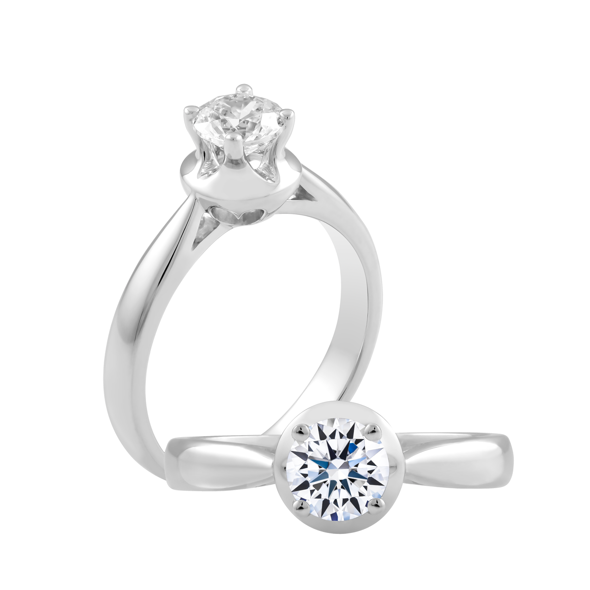 Nhẫn nữ đính đá CZ vàng 14K Volleta 5C