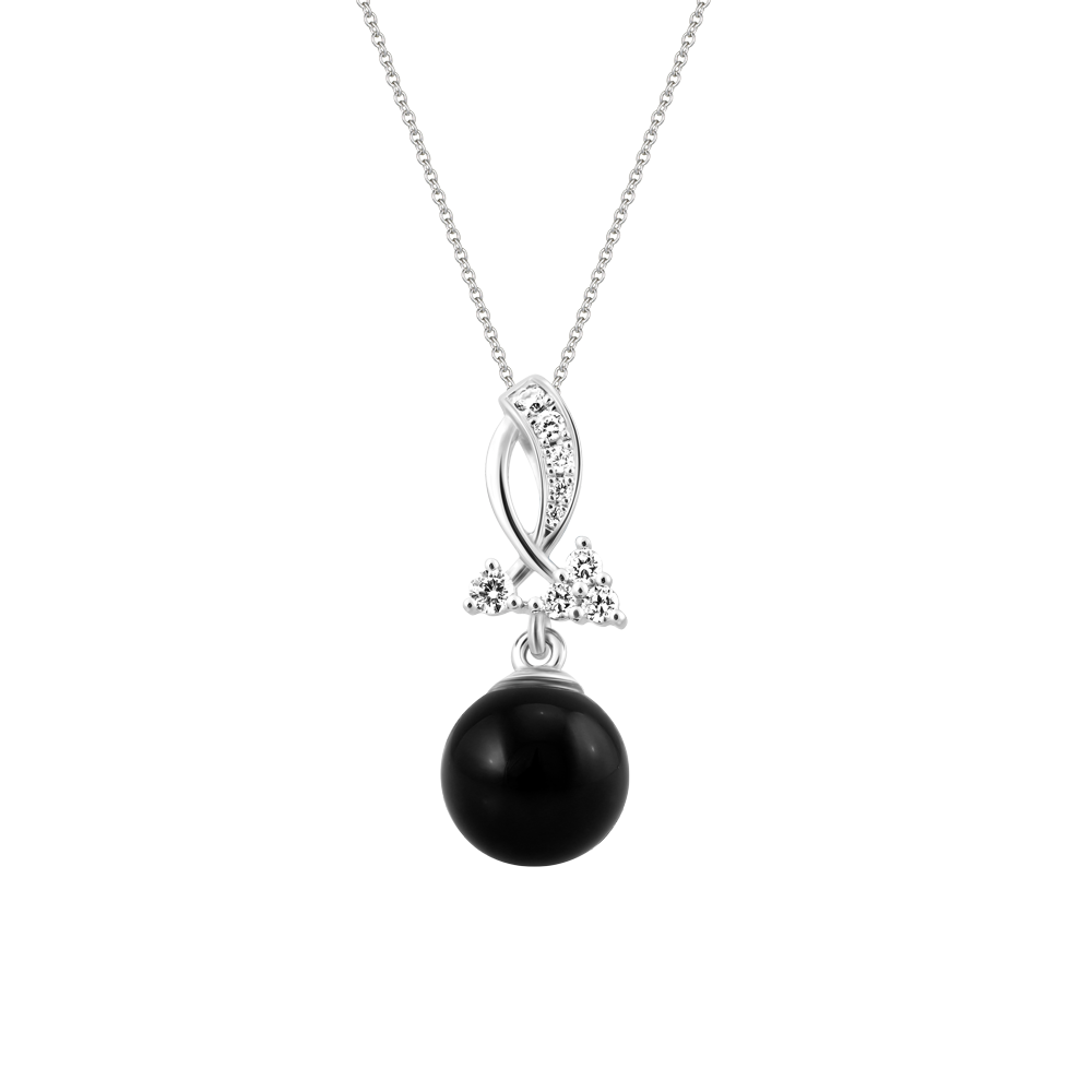 Mặt đính đá Onyx vàng 10K Depicter N Ony