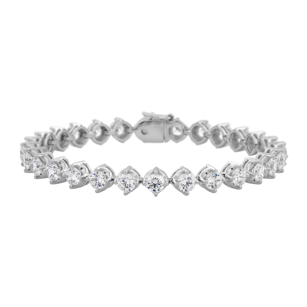 Lắc đính đá CZ vàng 14K Angelina 3C