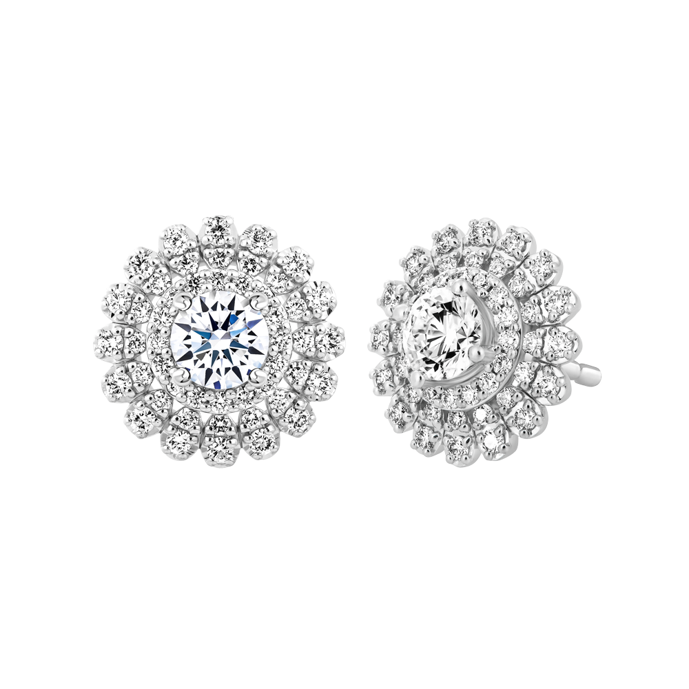 Ổ Bông kim cương tấm vàng 14K Glorious 3C