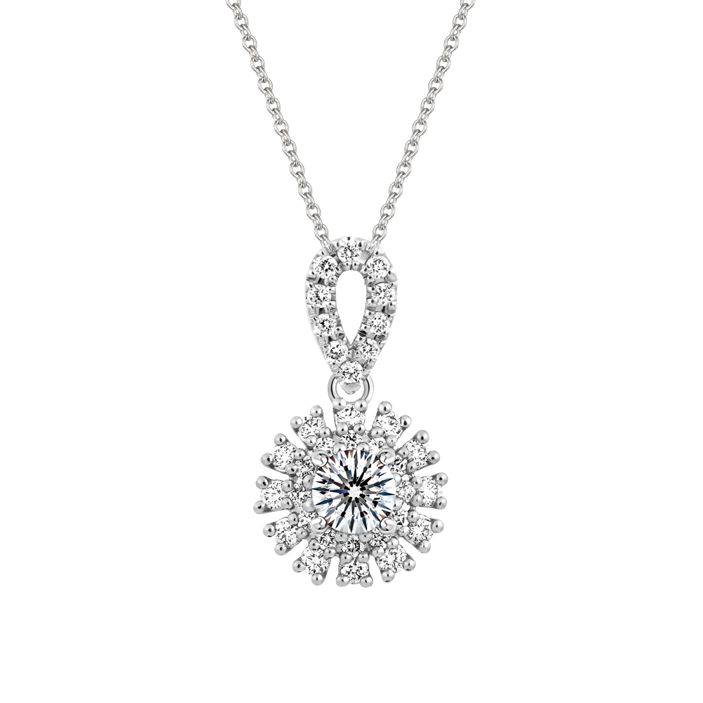 Ổ mặt kim cương tấm vàng 14K Calantha 5C