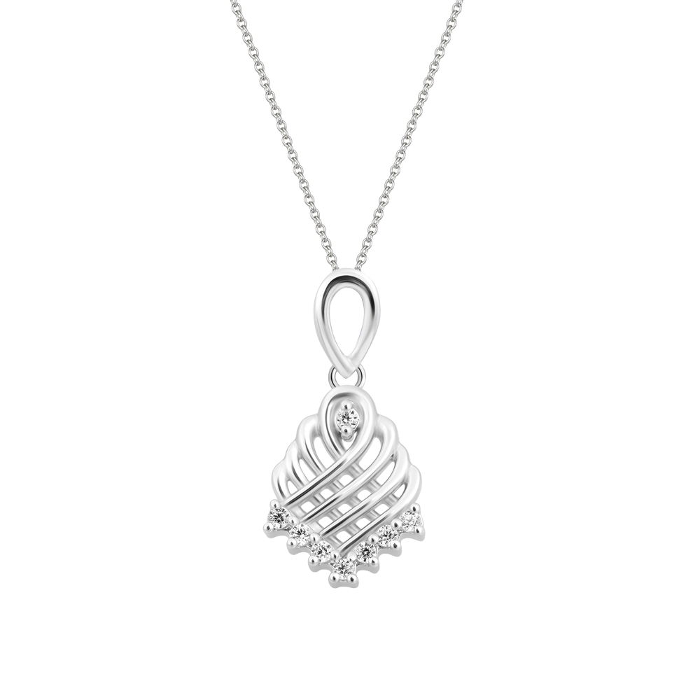 Mặt đính đá CZ vàng 14K Scarfy