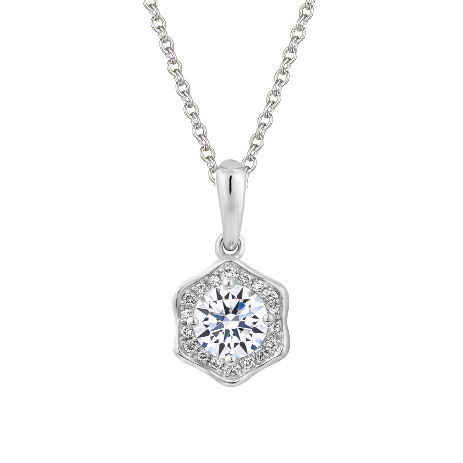 Mặt kim cương tấm vàng 14K Homage N2 5C