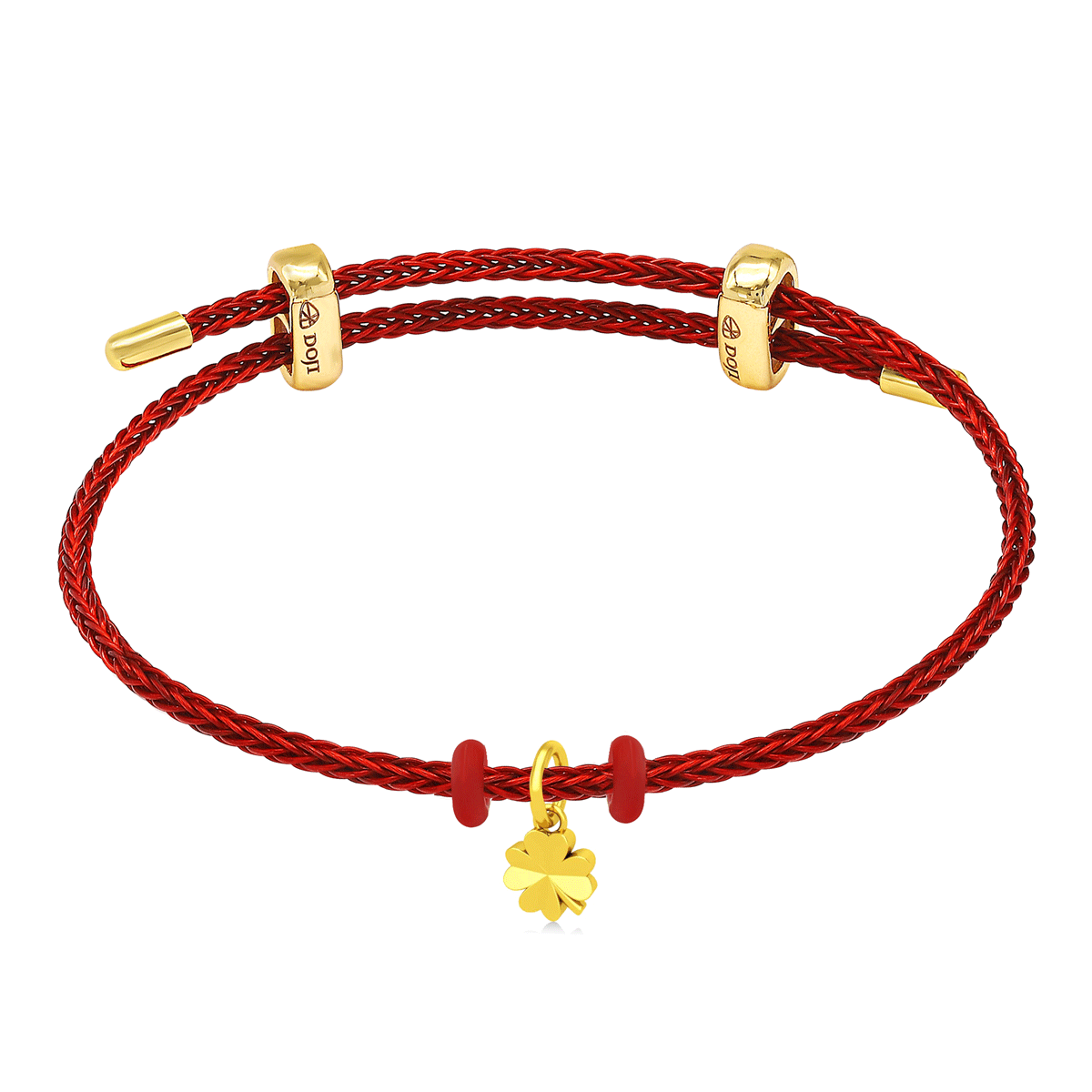 Lắc Vàng 24K Lucky Clover CE500562 5D