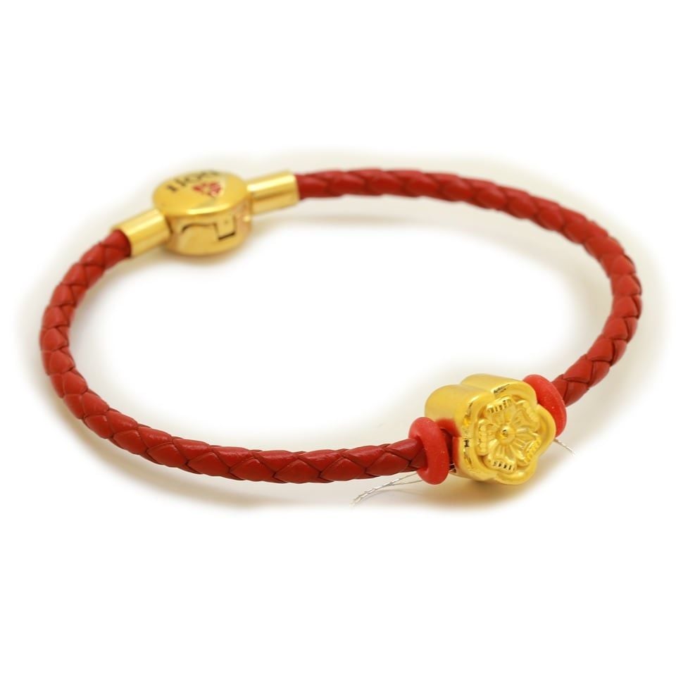 Lắc Vàng 24K Apricot Blossom CB600110