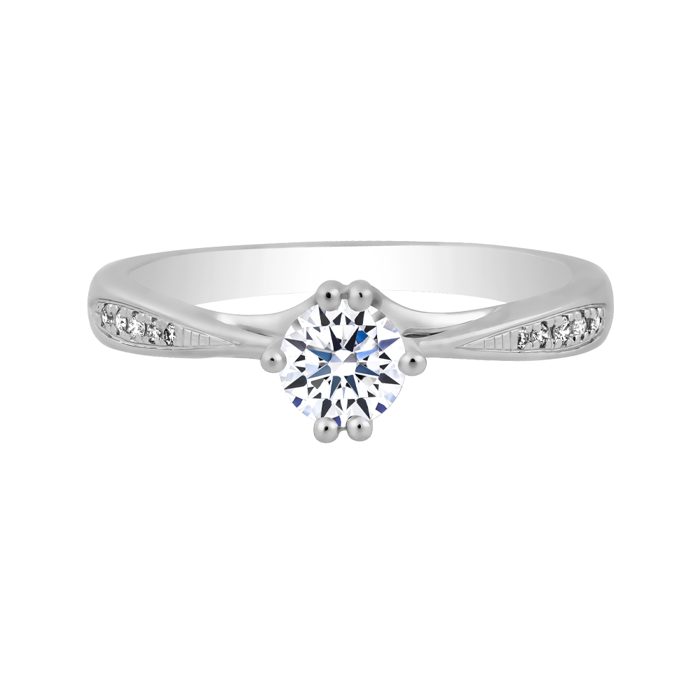 Ổ nhẫn nữ kim cương tấm vàng 14K Traditions 5C