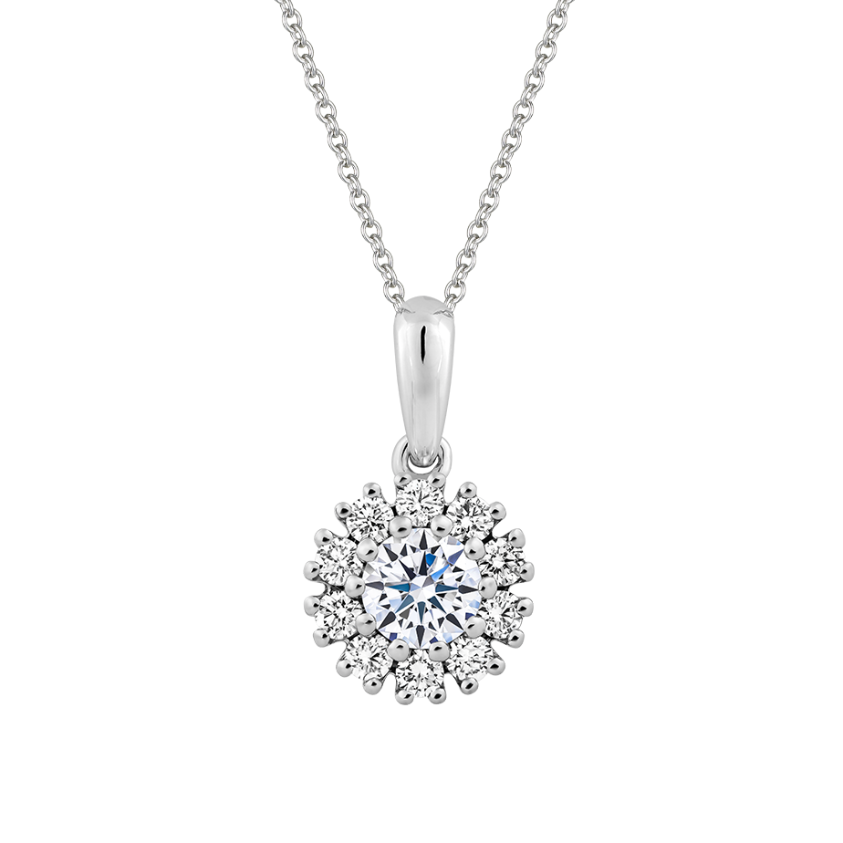Mặt kim cương vàng 14K Snowflower N 10p