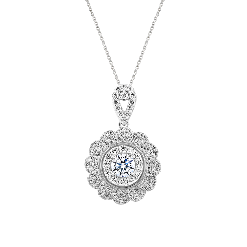 Mặt kim cương tấm vàng 14K Generous 5C