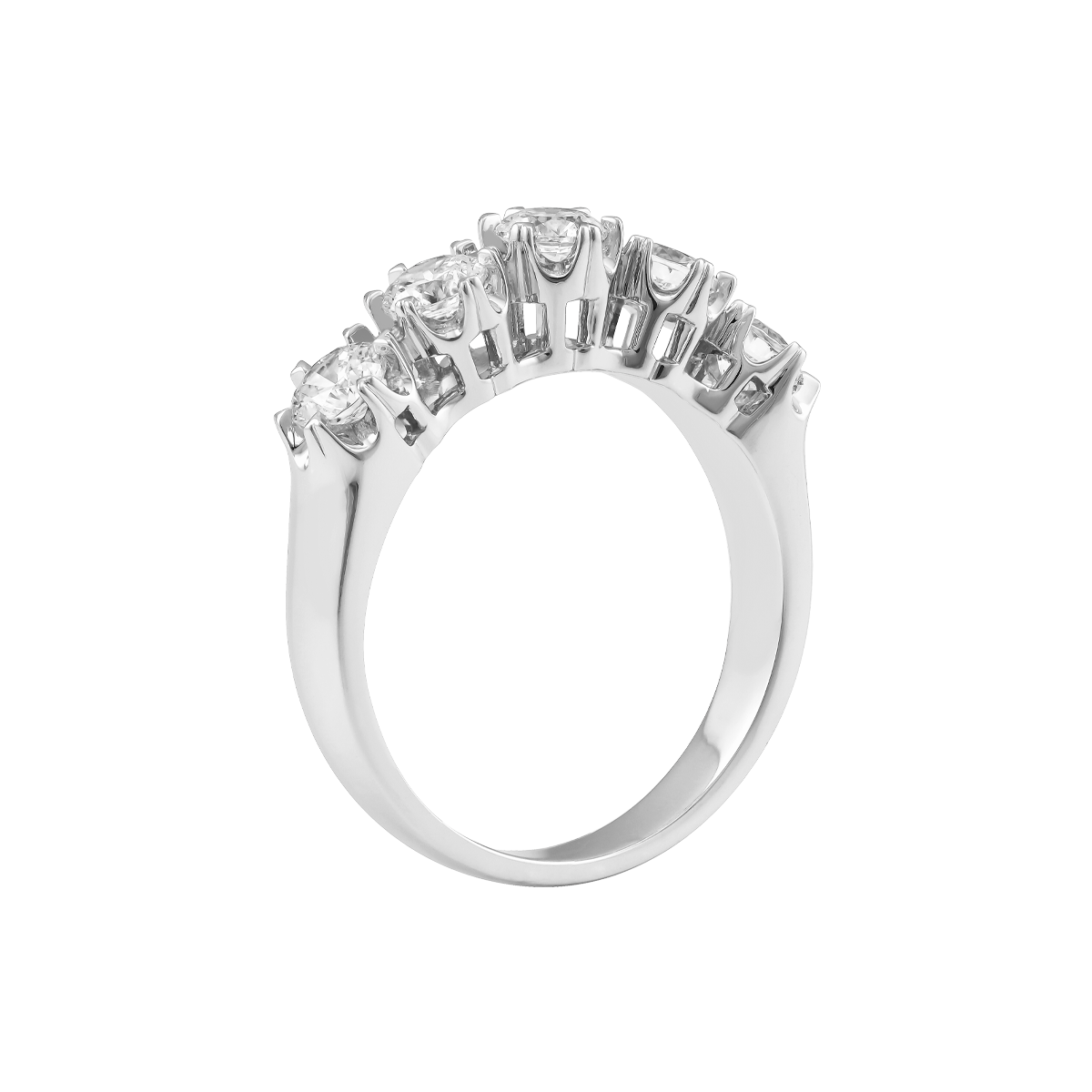 Nhẫn nữ đính đá CZ vàng 14K Roho N 2C
